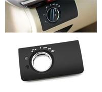 WUPÉDI For Mercedes, for Benz, ML GL W164, couvercle du bouton de commande des phares avant, accessoires de remplacement du panneau de commande des ensemble de commutateur de phare(BLACK Model A)