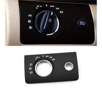WUPÉDI For Mercedes, for Benz, ML GL W164, couvercle du bouton de commande des phares avant, accessoires de remplacement du panneau de commande des ensemble de commutateur de phare(BLACK Model C)