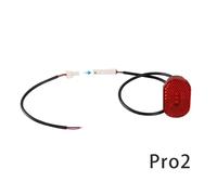 WUPEDI for Xiaomi, Pro 2 Scooter électrique Renfort en Acier Inoxydable Support de Garde-Boue arrière feu pièces Garde-Boue(Style 3)