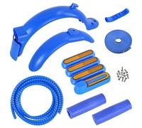 WUPEDI Garde-Boue de Pneu Garde-Boue Avant arrière, for Xiaomi, Mijia M365 Pro Pro2 1S Kit Remplacement réparation Scooter Planche à roulettes électrique Garde-Boue(Blue)