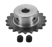 WUPEDI ièce de pignon d'entraînement Pour 25 Pignon de rouleau chaîne, alésage 14 mm, diamètre extérieur 41,5 19 dents, acier au carbone C45 Ansi No.25,(BLACK 8mm Bore 43 5mm OD 20 Tooth)