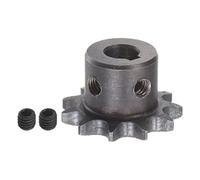 WUPEDI ièce de pignon d'entraînement Pour carte d'approvisionnement DIN/ISO 06B, pignon de chaîne à rouleaux, pas 11T, 3/8, alésage 10Mm, engrenage d'entraînement moteur en