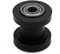 WUPEDI ièce de pignon d'entraînement Pour Trou 8Mm Chaîne Rouleau Poulie Curseur Tendeur Guide Roue Universel Noir pour Moto Dirt Pit Vélo Vélo Plastique