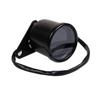WUPEDI Indicateur lumineux numérique LCD universel 12 V for moto, compteur de vitesse rond, compteur kilométrique, tachymètre, indicateur de carburant Compteur de vitesse moto(Schwarz)