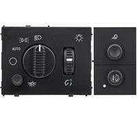 WUPÉDI Interrupteur de commande de phares, variateur de lumière, interrupteur de phares antibrouillard, for Chevrolet, for Chevrolet Silverado ensemble de commutateur de phare