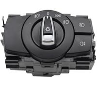 WUPÉDI Interrupteur de phare avant de voiture, for BMW, for séries 1 3 X1 E87 E82 E90 E91 E92 E93 E84 61319169404 ensemble de commutateur de phare(BLACK 7)