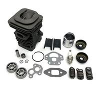 WUPEDI Kit de joint d'étanchéité roulement manivelle Piston cylindre 39mm HUS235, for Husqvarna, tronçonneuse 240 240E 235E 235 236 236E Jeu d'entretoises de roulement