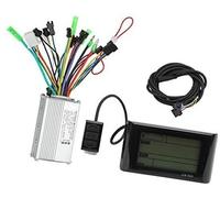 WUPEDI Kit de Panneau d'affichage LCD for contrôleur sans balais de vélo électrique, Panneau SW900 250 W/350 W, for Guidon de 22,2 mm Compteur de Vitesse pour Trottinette électrique