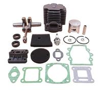 WUPÉDI Kit de Piston de vilebrequin cylindre 40mm, for Robin, NB411 EC04 CG411, joint d'étanchéité d'huile d'admission, jeu de bougies d'allumage kit de piston de vilebrequin de cylindre