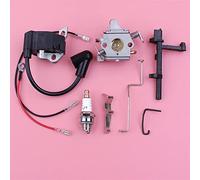 WUPEDI Kit de tige de starter d'accélérateur d'arbre de commutateur de bobine d'allumage de carburateur, for STIHL, MS180 MS170 018 017 MS 180 170 Pièce de rechange for tronçonneuse Kit d'interrupteur