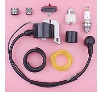 WUPEDI Kit d'interrupteur d'arrêt de bobine d'allumage, for Husqvarna, 55 51 268 272 254 Tronçonneuse 503901401 W Filtre à carburant Conduite Piston Embrayage Roulement à aiguilles Kit d'interrupteurs