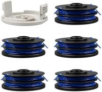 WUPÉDI Ligne de bobine de débroussailleuse Rac123, pour Ryobi 1,6 Mm X 8. Tondeuse de remplacement Rlt4027 Rlt4125 Rlt5027 Rlt6030 Rlt5127 Rlt6130 Bobine de tondeuse à gazon(BLACK 5 1)