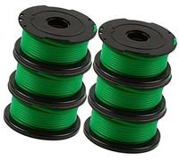 WUPEDI Lot de 6 bobines de Fil de Coupe-Bordures de 6 m for Black & Decker GL7033, GL8033 et GL9035. Remplace la pièce n° A6482. Bobine de Tondeuse à Gazon