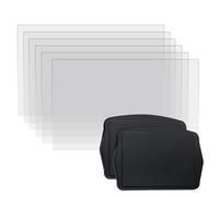 WUPEDI Lot de 6 Films FEP avec 2 résines, for réservoir, Couvercle de cuve, for imprimante 3D en résine ELEGOO, Mars 3 Mars 3 Pro 200 x 140 x 0,15 mm Film antireflet