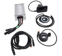 WUPEDI Panneau d'affichage du contrôleur de Scooter électrique 36 V 48 V 22 A avec accélérateur au Pouce, 8 aimants, capteur d'assistance au pédalage Compteur de Vitesse pour Trottinette électrique