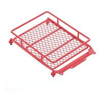 WUPEDI Porte-Bagages de Toit 1/10 RC Car Monstre Truck, for Axial, SCX10 90046 D90 TRX-4 RC Car Crawler Galerie de Toit pour Voiture(Rot)