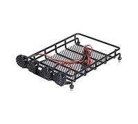 WUPEDI Porte-Bagages de Toit 1/10 RC Car Truck Short-Course, for HPI, for Tamiya, CC01, for Axial, SCX10 RC4WD D90 REDCAT Galerie de Toit pour Voiture
