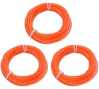 WUPÉDI Pour Ego Power AL2420P ligne en Nylon torsadée prédécoupée 2.4Mm 14Ft jeu de bobines, taille-bordures multi-têtes St1500 ST1520S ST1623T Bobine de tondeuse à gazon(BLACK 3pcs)