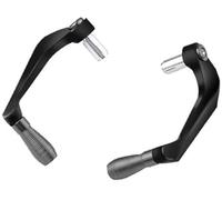 WUPEDI Protège-mains de guidon, for accessoires moto CB650R, poignées universelles, leviers d'embrayage frein, protecteur poignée Protège-mains pour guidon de moto(BLACK A Titanium)