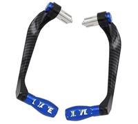 WUPEDI Protège-mains de guidon, for accessoires moto, leviers d'embrayage frein, protecteur barre poignée Protège-mains pour guidon de moto(BLACK B Blue)