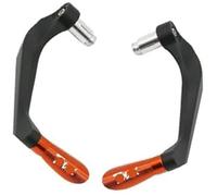 WUPEDI Protège-mains de guidon, for accessoires moto Tmax530 Tmax500, poignées, leviers d'embrayage frein, protecteur Protège-mains pour guidon de moto(BLACK Orange)