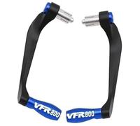 WUPEDI Protège-mains de guidon, for accessoires moto Vfr800 7/8 22 mm leviers d'embrayage frein protecteur poignée Protège-mains pour guidon de moto(BLACK A Blue)