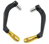 WUPEDI Protège-mains de guidon, for moto Sv1000 SV1000S, poignées universelles, leviers frein et d'embrayage, protecteur Protège-mains pour guidon de moto(BLACK Yellow)