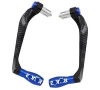 WUPEDI Protège-mains de guidon, for Rs125 1000R Rsv4 V4R poignées moto garde leviers d'embrayage frein barre poignée Protège-mains pour guidon de moto(BLACK B Blue)