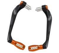 WUPEDI Protège-mains de guidon, protecteur frein, for accessoires moto S1000R, leviers d'embrayage, protection barre poignée Protège-mains pour guidon de moto(BLACK B Orange)