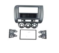 WUPEDI Un Double Din Facia, for JAZZ, Radio DVD stéréo CD panneau tableau de bord Installation garniture Fascia Kit visage cadre lunette Façade d'autoradio(Left wheel drive)