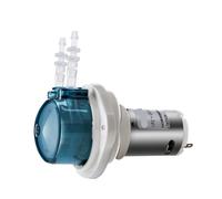 WUPLKCUIJ Pompe péristaltique Basse Pression 5W 3V 6V 12V 24V, Petite Pompe CC à Faible Bruit(S46A,24V)