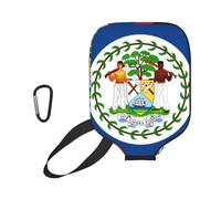 WUPngg Housse de protection universelle pour raquette de pickleball - Motif drapeau du Belize - 29,5 x 22,1 cm
