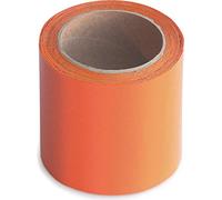 Wupsi Ruban Adhésif de Réparation de Bâche en PVC - Puissant pour Réparer Bache de Camion ou de Serre, Toile de Tente ou Tonnelle, Déchirées, abimées ou Trouées - Orange, 10 cm x 5 m