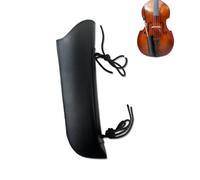 WUQIMUSC Carquois pour archet de basse droit, étui en cuir, support robuste pour archet de basse allemand et français, accessoires pour cordes d'instruments de basse (noir)