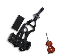 WUQIMUSC Chariot de basse droit facile à transporter pour contrebasse de taille 1/10 à 4/4 avec roues durables, longues sangles y compris 1 coussinet de protection (1 chariot de basse + 1 coussin)