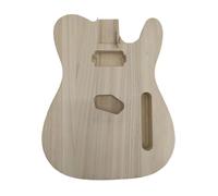 WUQIMUSC Corps de guitare de style TL, bois massif brut - Remplacement à faire soi-même pour constructions et réparations de guitare (Paulownia)