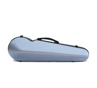 WUQIMUSC Étui de violon léger en fibre de verre en forme de triangle avec étui de transport pour violon