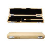 WUQIMUSC Étui pour flûte à 16 trous en Do - En bois dur - Pour trou C - 16 touches - Protection agréable (pied en do)
