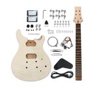 WUQIMUSC Kit de guitare électrique DIY Prs Style HH Pickups 22 frettes 61 cm