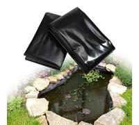 WUQINC Bache Bassin Exterieur 900 x 1100 cm Évacuation d'eau Bâche Bassin Extérieur Imperméable pour Bassins à Poissons, Fontaines, Jardins Aquatiques, Noir