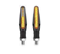 WUQWUM moto clignotants feux Clignotant LED Universel 12 V Pour Moto, Indicateur DRL Dynamique, Feu Arrière, Accessoires Directionnels De Remplacement