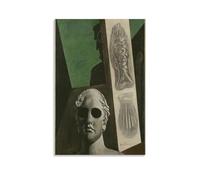 WurBu Giorgio De Chirico Peintre Surréalisme Œuvres Portrait De Guillaume Apollinaire Impression Photo Art Peinture Toile Décoration Maison Chambre Décoratif Moderne Cadeaux 30 x 45 cm
