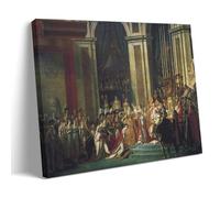 WurBu Poster imprimé Jacques Louis David Painter The Coronation of Napoléon - Décoration d'intérieur - Décoration murale à suspendre - 30 x 45 cm