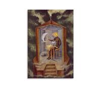 WurBu Remedios Varo Painter Works《Star Maker》Poster imprimé sur toile Peinture murale Art Décoration d'intérieur moderne Idée cadeau 30 x 45 cm