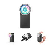 Wurkkos HD03 Mini Lampe de Poche à Clip, 680 Lumens Lampe Torche Led, 3 Sources Modes d'éclairage Inondation spot et RGB, Type-C Rechargeable, IPX6 Étanche pour Camping les urgences Travail -Black