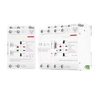 WURKVGMK Commutateur de Transfert Automatique à Double Alimentation ATS 2P 4P 63A AC 110V AC 220V Sélecteurs électriques Alimentation sans Interruption(City Grid-Generator,4P AC 110V)