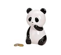 Wurm Magnifique tirelire panda en céramique blanc et noir.