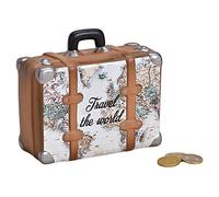 Wurm Tirelire en forme de cochon - Belle boîte - Caisse enregistreuse de voyage, fonds de vacances, taille unique, multicolore