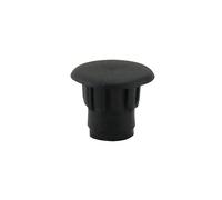 Wurth 06832773 Lot de 50 bouchons cache-trou 5 mm Noir et noir Plastique Profondeur trou 5 mm Tête 7 mm Bouchon cache-trou pour meubles 5 mm
