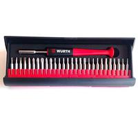 Wurth 6134895 Set Embouts fins assortis, tournevis mécanique de précision 29 Pièces